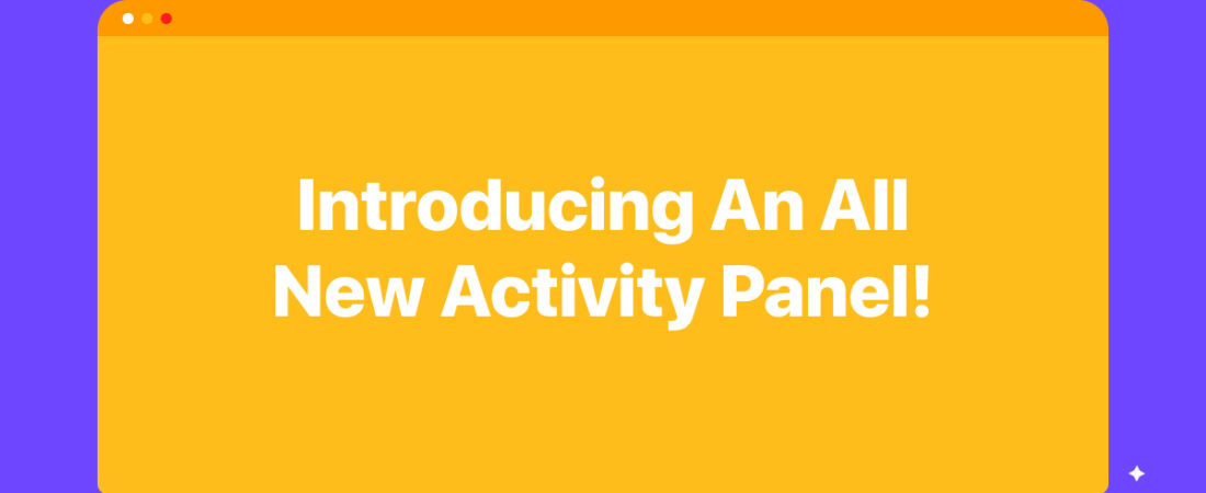 Introducing Activity Panel In ruttl!