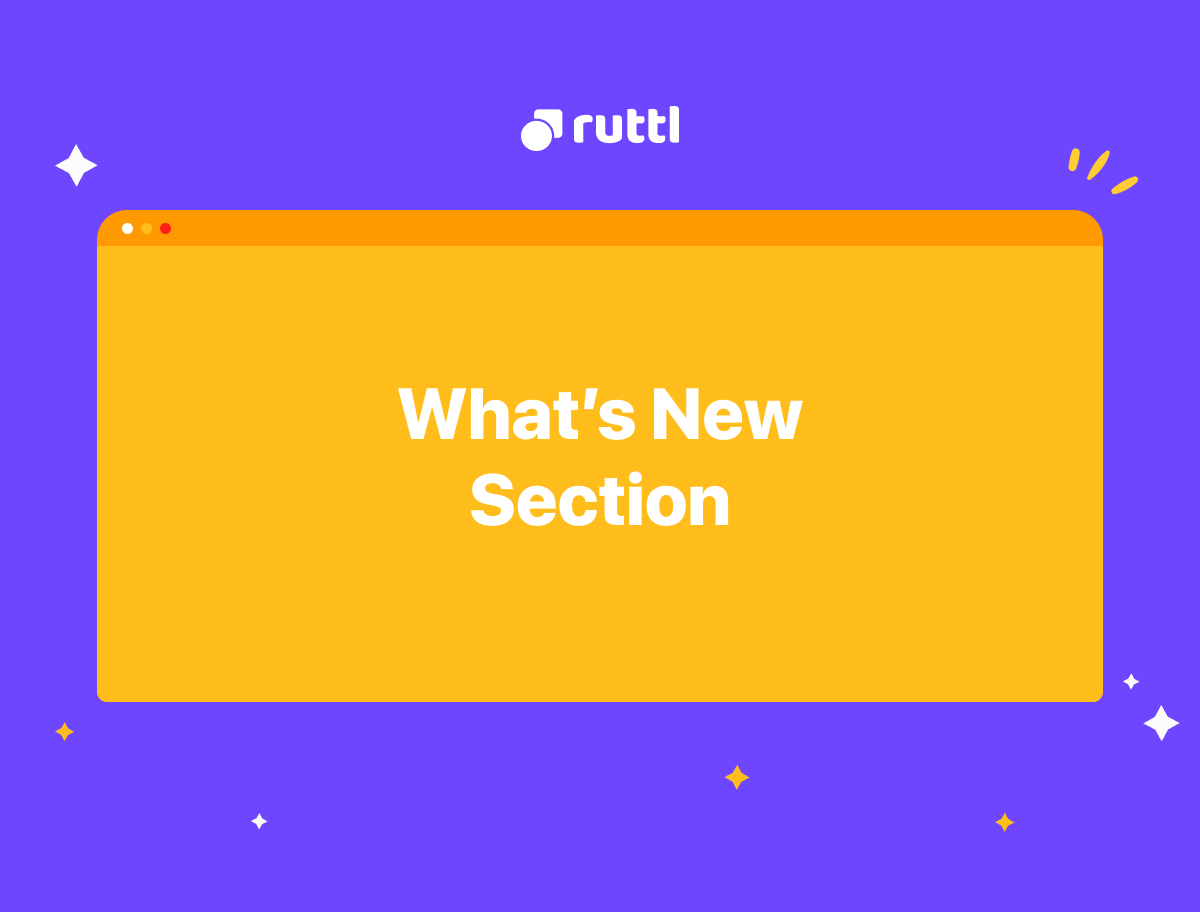 Integrated A What’s New Section!