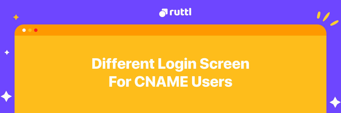 Different Login Screen For CNAME Users