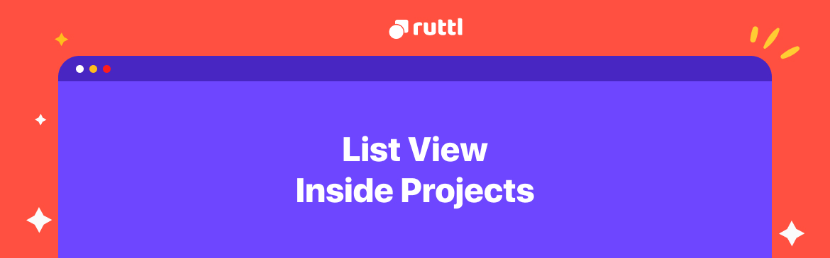 Introducing List View In Projects
