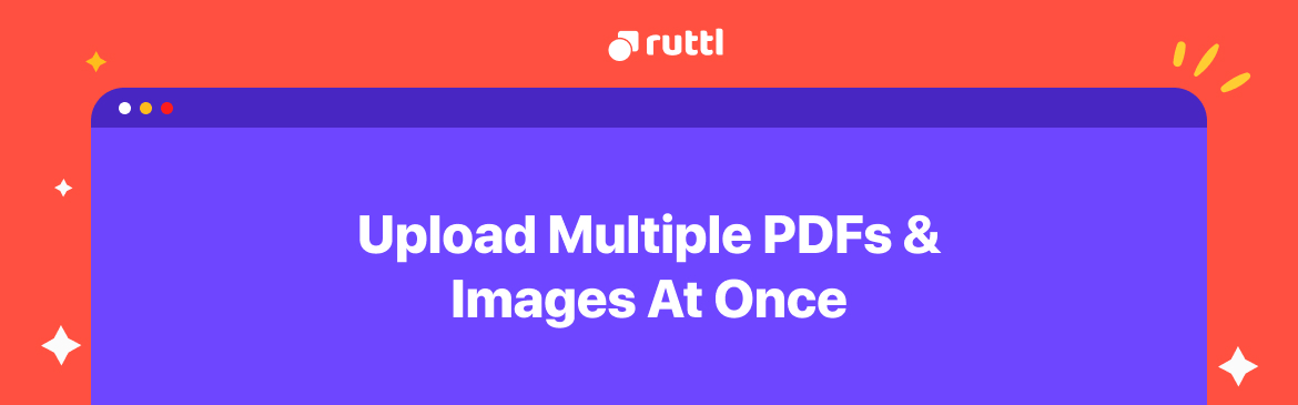 Upload Multiple PDFs & Images At Once