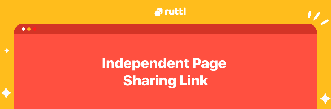 Independent Page Sharing Link