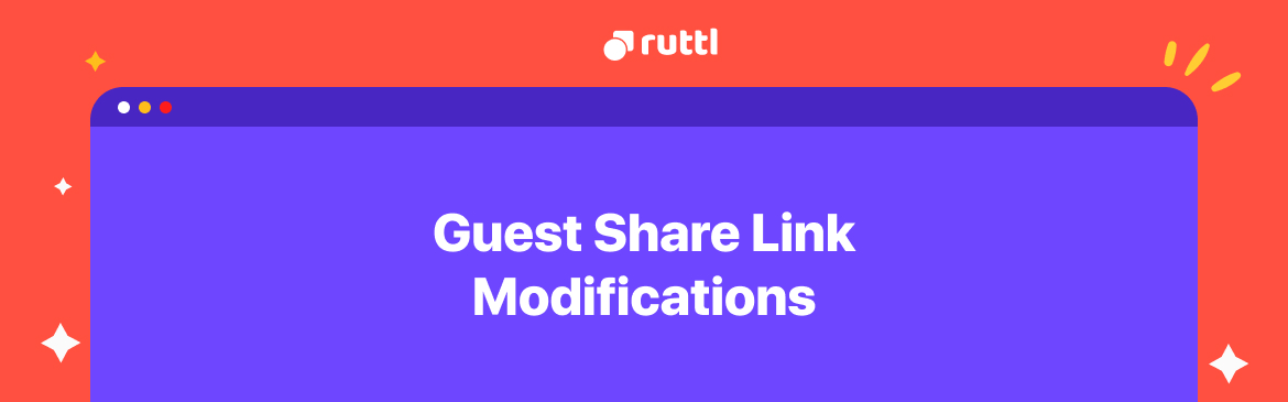 Guest Share Link Modifications